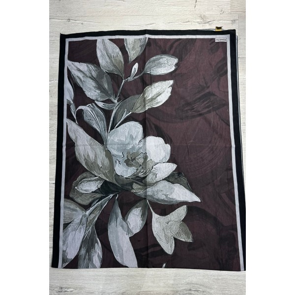 Dijital Bambu Pamuklu Şal 017BR